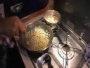 Campervan cooking Shrimp Garlic Prawns
