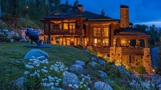 Custom Log and Stone Residence in Beaver Creek, Colorado