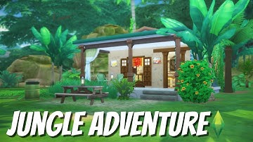 Jungle Adventures Hillview Hideaway - Sims 4 Speed Build