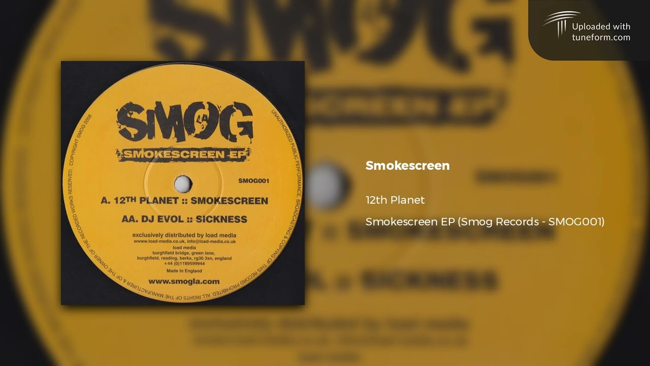 12th Planet - Smokescreen (Smog Records | SMOG001) [Deep Dubstep]