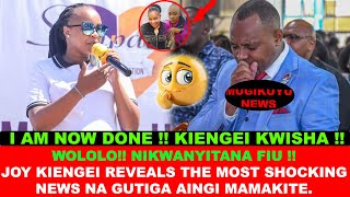 NIMECHOKA!! JOY KIENGEI REVEALS THE MOST SHOCKING NEWS, IRIA CIATIGA ANDU MAKIONA NA TUNUA.