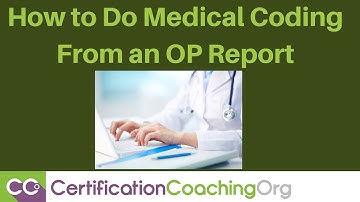 How to Do Medical Coding From an OP Report