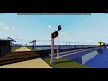 Class 313 double at meadow bridge station crossing project transit roblox