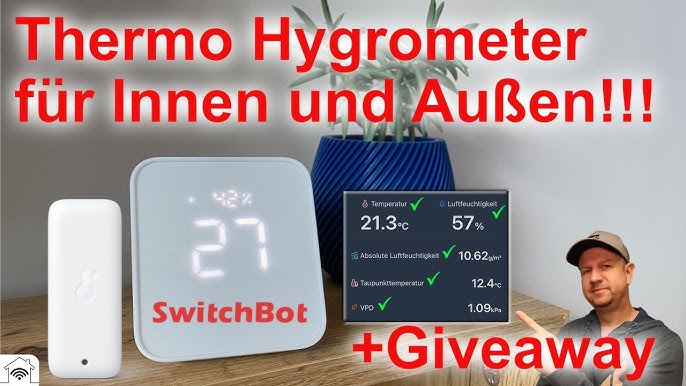 Handy temperature sensor: SwitchBot Thermo-Hygrometer - Matter & Apple  HomeKit Blog