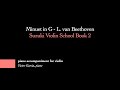 11 minuet in g  l van beethoven  suzuki violin book 2 piano accompaniment