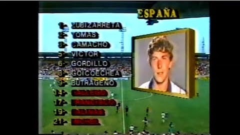 ESPANHA 2X1 IRLANDA DO NORTE COPA 86 MANCHETE