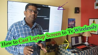 How to Cast Laptop Screen to Tv Wirelessly | Cast | Screen Mirroring | Wireless