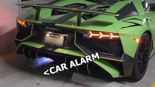 Video-Miniaturansicht von „Exhaust so loud it sets off CAR ALARMS | My future Aventador SV“