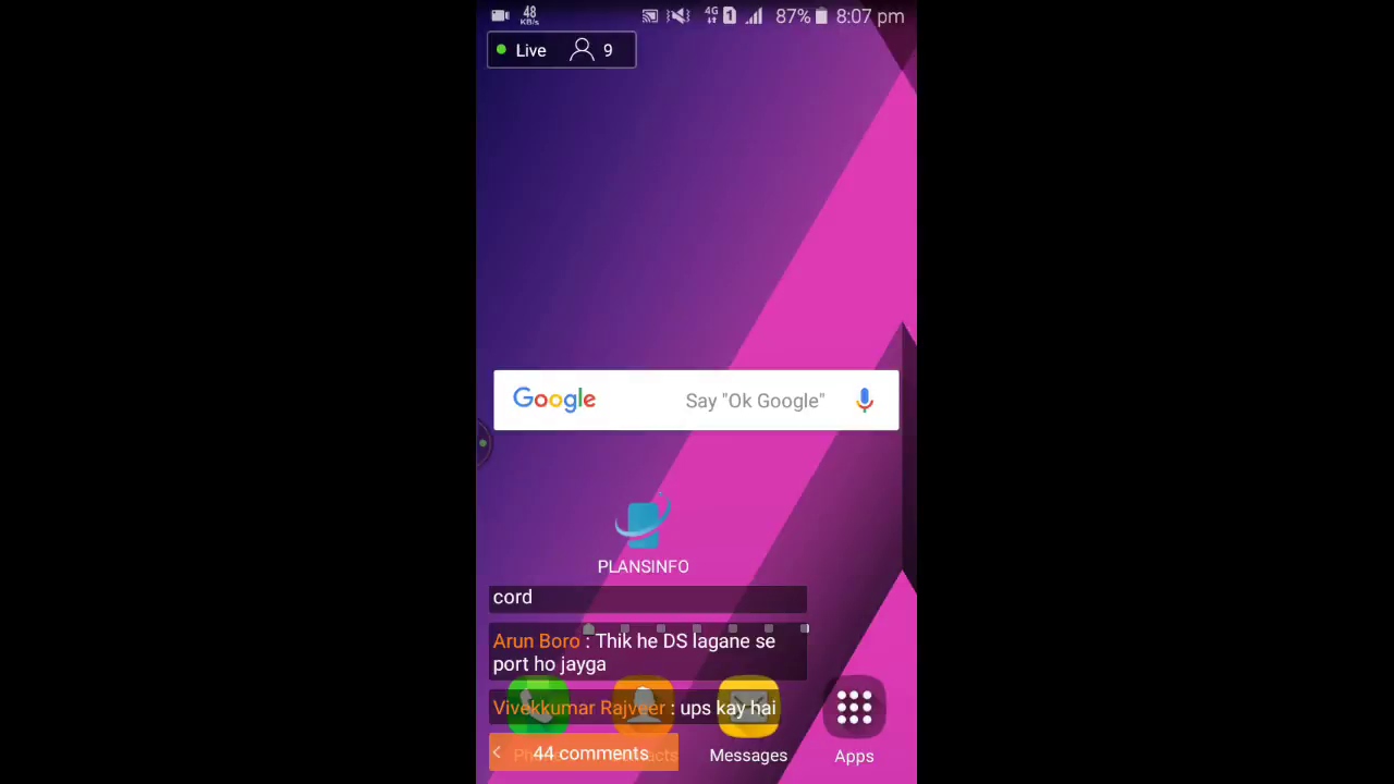 Aircel Upc code live information