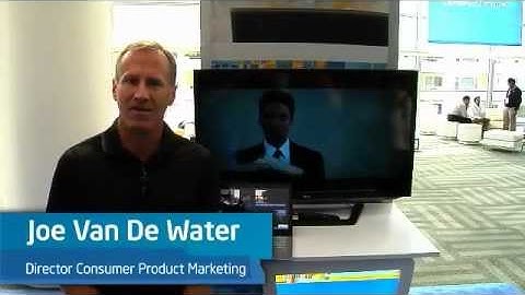 Intel WiDi and Swipe video from PC to TV wirelessly