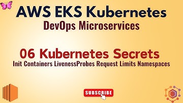🚀 06 Kubernetes Secrets Init Containers LivenessProbes Request Limits Namespaces 🔥  #aws #eks #ebs