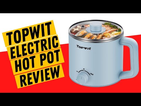 Topwit Electric Hot Pot Mini, Electric Cooker, Noodles Cooker