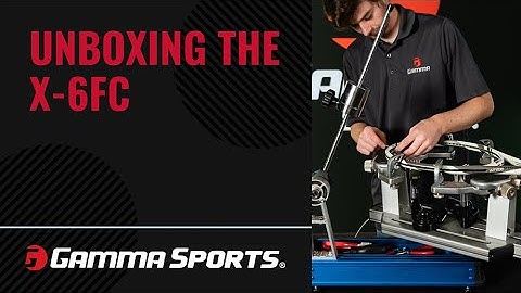 Unboxing the GAMMA X-6FC Stringing Machine