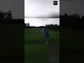 Golfer Swings on Stunning Poipu Bay Course #shorts