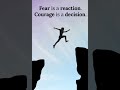 Make Your Courage As A Decision!💪🏻💯 #consistency #discipline #hardwork #motivation #successmindset