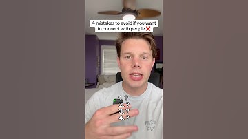 4 mistakes to avoid if you want to connect with people #connection #andrewgodwin
