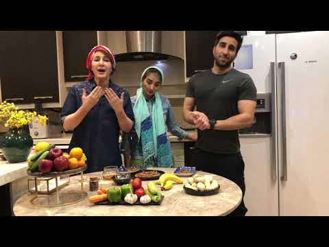Fatemeh Goudarzi آموزش پنکیک رژیمی با فاطمه گودرزی و دریا و مربی بدنسازی 