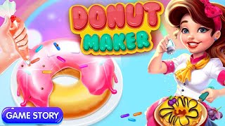 स्वीट डोनट मेकर गेम स्टोरी || नया गेमप्ले वीडियो 2021 screenshot 5