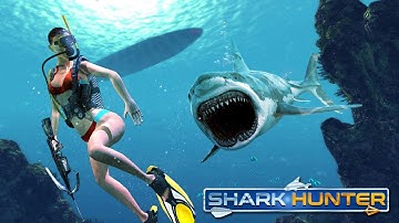 SHARK HUNTER & SHARK HUNTING Android Gameplay