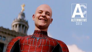 Spider-man but he's Bald