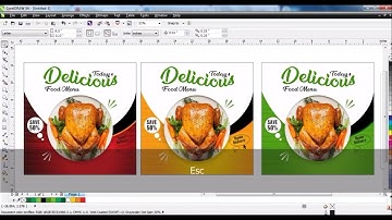 Coreldraw- Food Banner Design Tutorial For Beginners & Pro - Ahsan Sabri
