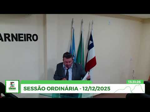 SESSÃO ORDINÁRIA- 12.12.2025