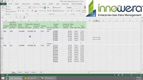 FB70 - Enter Outgoing Invoices From Excel