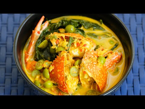 Resep Kepiting Gulai Daun Singkong