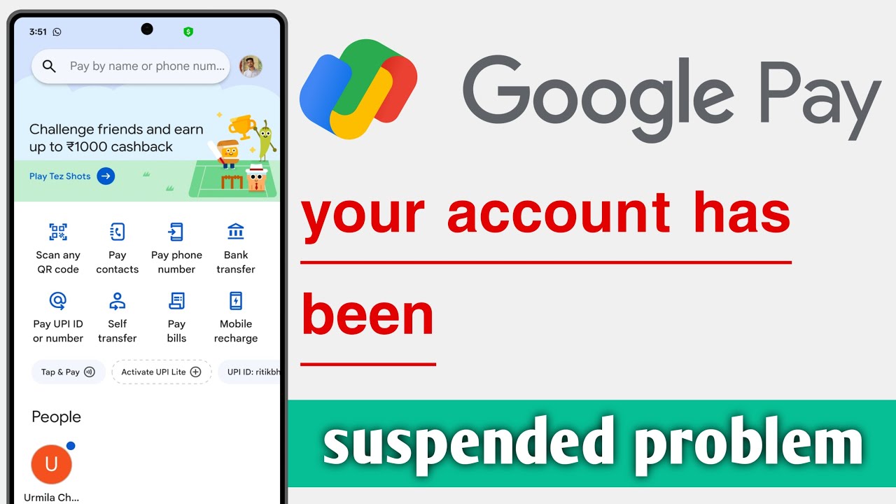 Google Pay Your Account Has Been Suspended Problem Solve