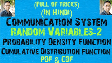 Random Variables-2 | Probability Density Function (Communication System-29) by SAHAV SINGH YADAV