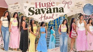 Download lagu Huge Savana Haul 🎀 | Vacation Fits, Cute Tops & Best Rhinestone Jeans