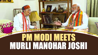 Live: PM meets Veteran BJP Leader MM Joshi at his residence after NDA Parliamentary Party Meeting