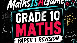 Grade 10 Functions P1 (Exam 2026 Preparation)