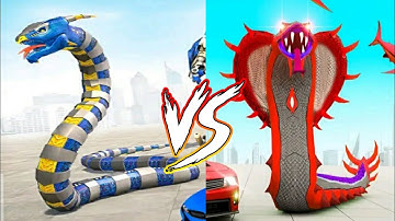 Anaconda Robot Car Transform VS Snake Robot Car Transformation Android Gameplay