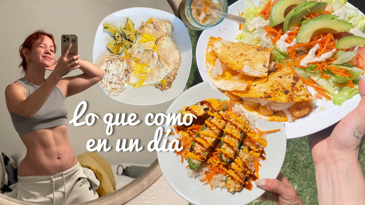 LO QUE COMO EN UN DÍA PARA ESTAR FIT | Arizona Vlog