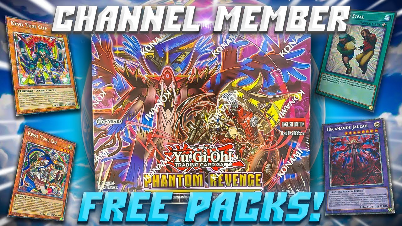 Opening FREE Packs of Yugioh Phantom Revenge for Channel Members! (EPIC Pulls)