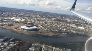 United Boeing 737 Landing Into Newark Liberty Intl Airport (EWR) - UA609