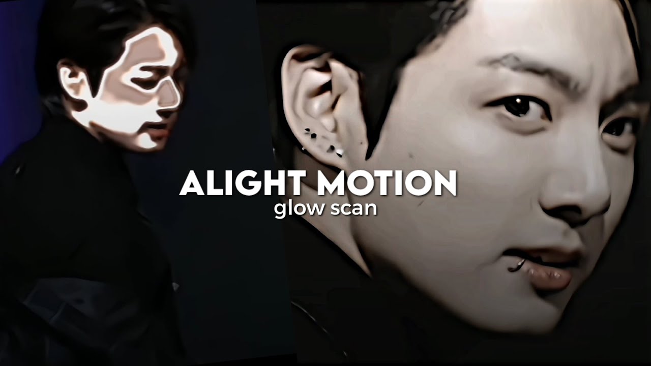 glow scan effect like ae — alight motion - YouTube