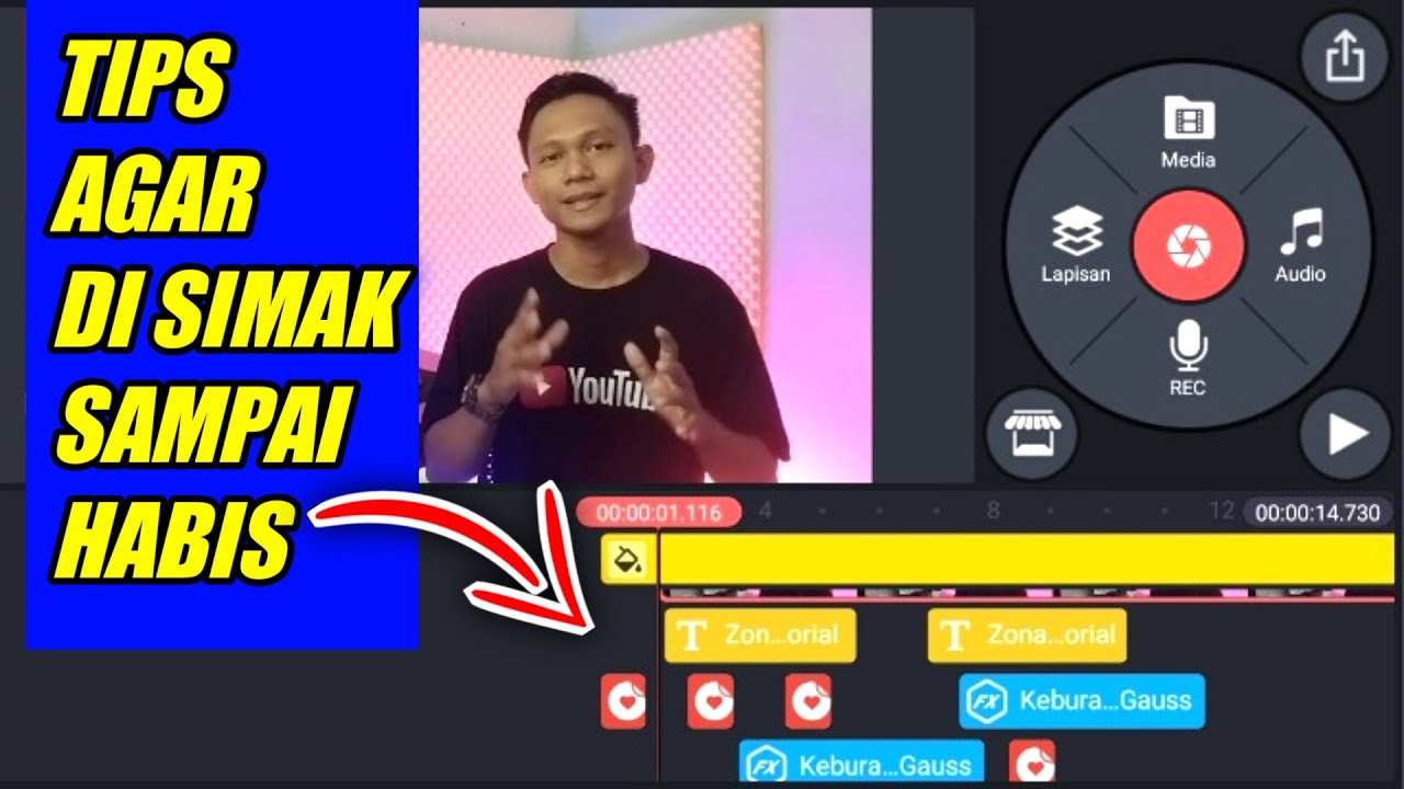 Cara mengedit video YouTube di kinemaster untuk pemula agar disimak