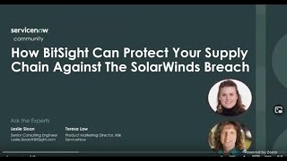 2/16 Ask the Expert: How BitSight Can Protect Your Supply Chain Against The SolarWinds Breach