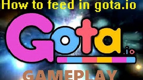 Gota.io Gameplay l How to feed someone? l