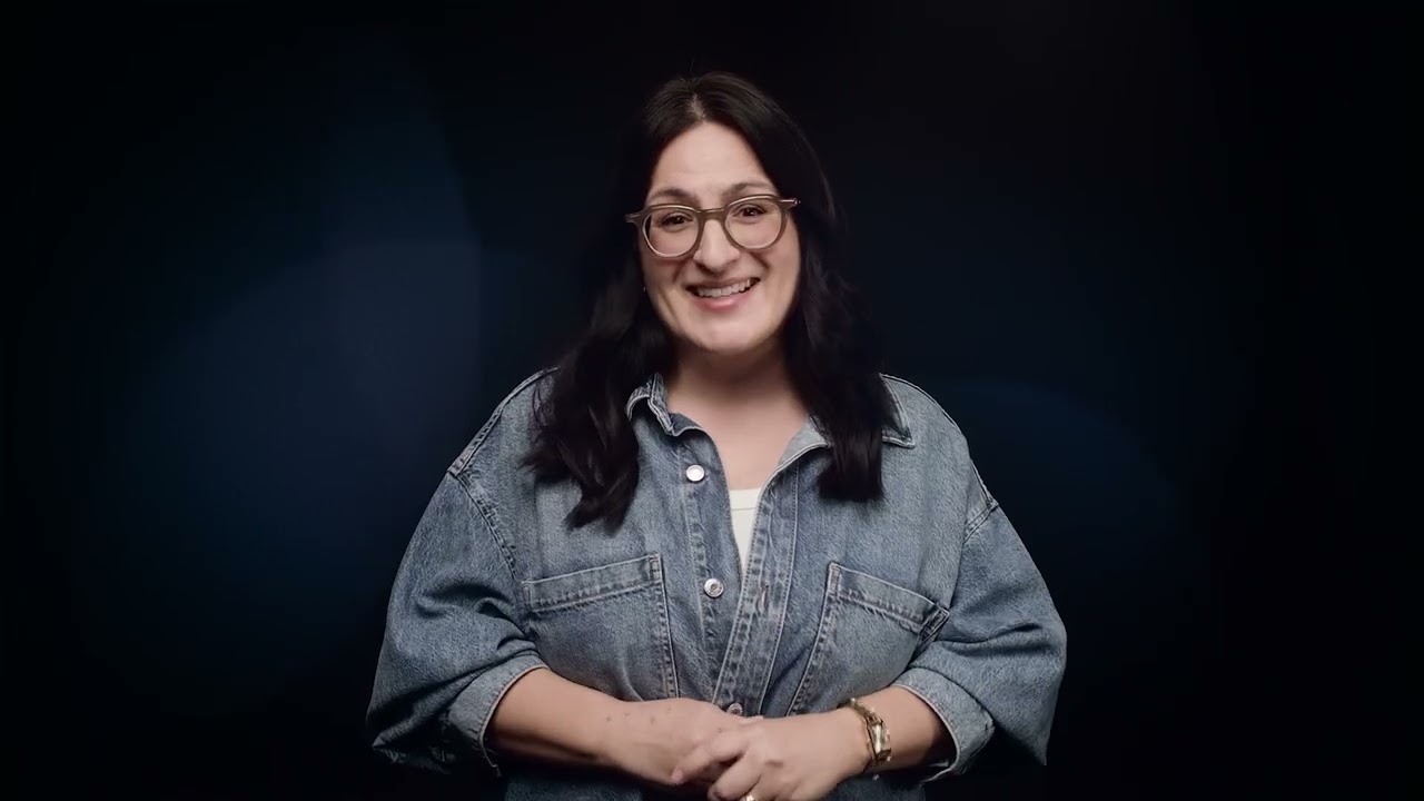 Weekly church announcement video hosted by Melanie