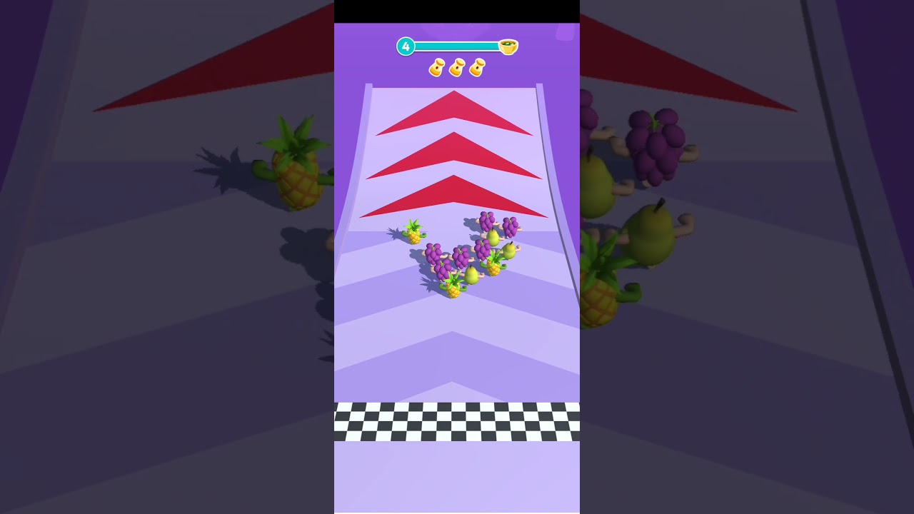 Fruit Rush 3D Games🍍🍍 