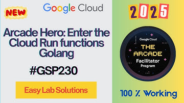 Arcade Hero: Enter the Cloud Run functions Golang #ARC230 #qwiklabs #arcade_facilitator
