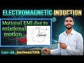 Electromagnetic Induction (lec-4)  Motional EMI due to rotational motion, Periodic EMI, cyclic wheel