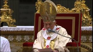 Pope Benedict XVI Vigil Easter 23 04 2011