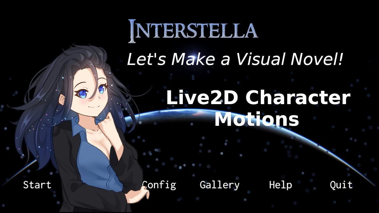 Make a Visual Novel in Unity 2023 - Episode 10 (part 3) Live2D ...