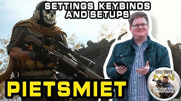 PietSmiet Call Of Duty Modern Warfare Settings, Keybinds and Setup March 2020 Update