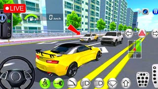 3D Driving Class Simulation || Funny Police Officer Refuel His Super Car Gas Crazy Driving Gameplay screenshot 5