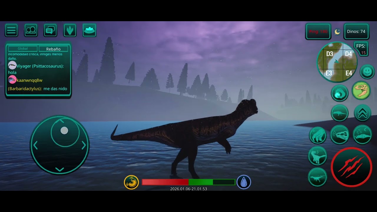 Misiones con dilofosaurio 